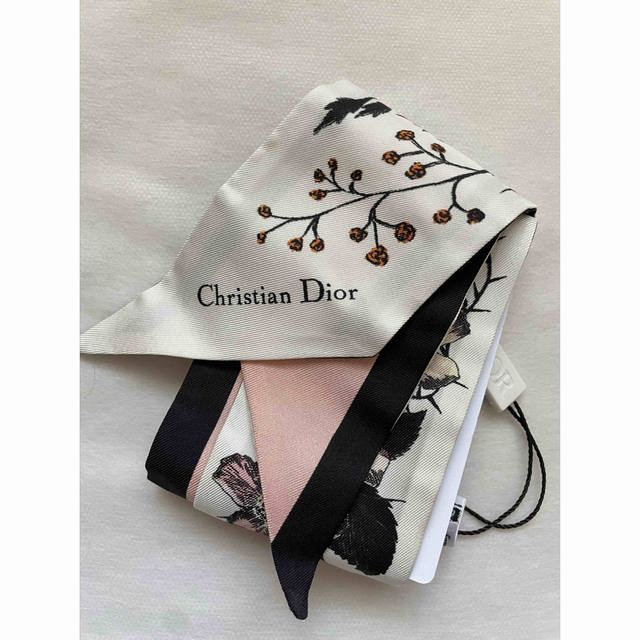 新品 DIOR ローザムタビリス ピンク ミッツァ スカーフ