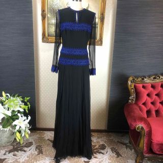 タダシショウジ(TADASHI SHOJI)の美品☆TADASHI SHOJI サイズM (T 114)(ロングドレス)