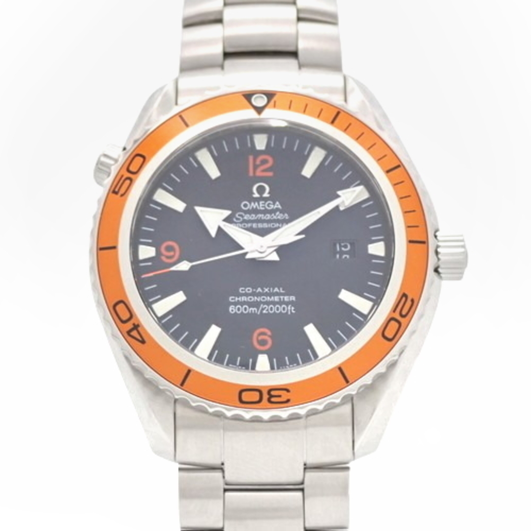 OMEGA - オメガ シーマスター プラネットオーシャン 自動巻き 腕時計 ブラック 2007年5月購入） 2208.50 メンズ 40802046937【中古】【アラモード】