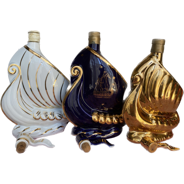 LARSEN ラーセン COGNAC コニャック ブランデー 古酒 3本 流行の