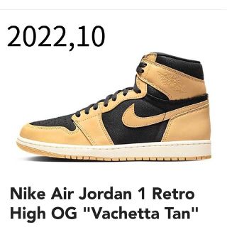 専用！　Air Jordan 1 OG Vachetta Tan 26cm