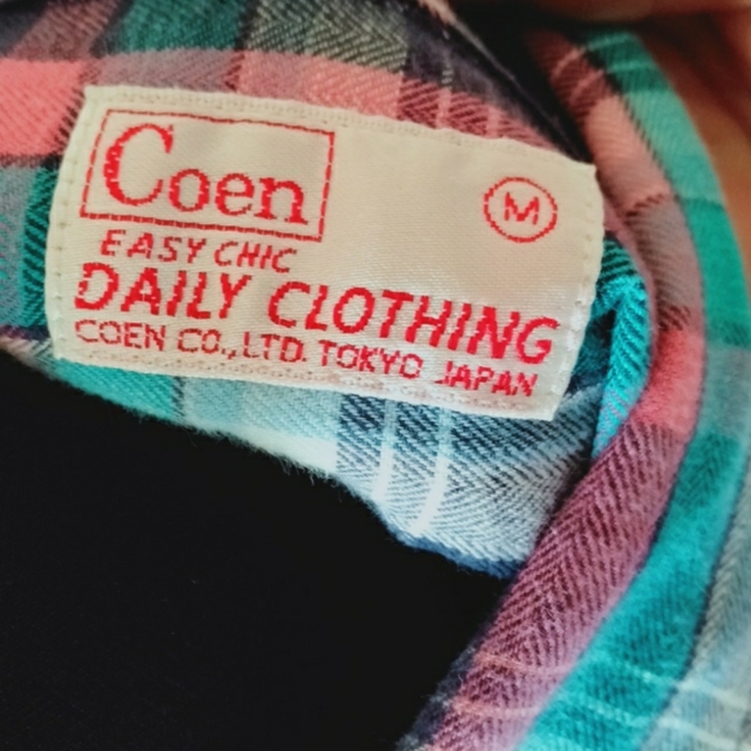 coen(コーエン)のコーエン チェックシャツ レディースのトップス(シャツ/ブラウス(長袖/七分))の商品写真