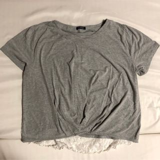 期間限定値下げ🌸送料込 新品 レース 半袖 トップス (Tシャツ(半袖/袖なし))