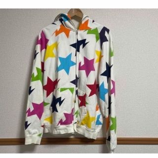 アベイシングエイプ(A BATHING APE)のエイプ　マルチスターパーカー(パーカー)