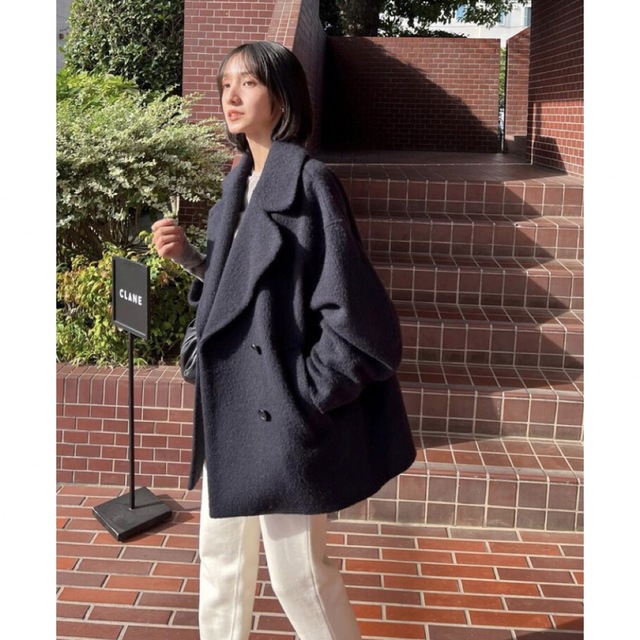 clane OVER LINE DOUBLE COAT 2022新作モデル www.e-gaio.com.br