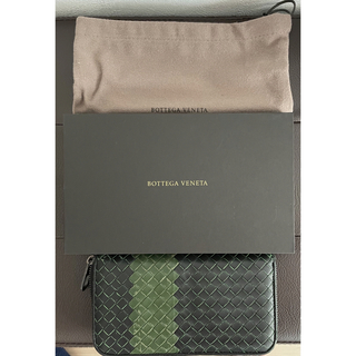 ボッテガヴェネタ(Bottega Veneta)のボッテガ･ヴェネタ イントレチャート レザー ラウンドジップウォレット(長財布)