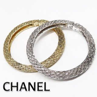 シャネル(CHANEL)の希少 CHANEL シャネル DEPOSE デポーズ ブレスレット 金 銀(ブレスレット/バングル)