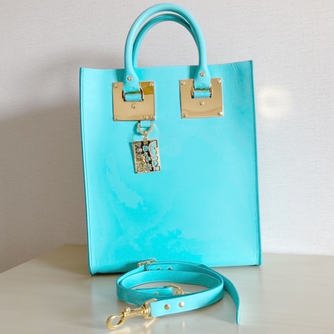 SOPHIE HULME スクエア アルビオン レザー トート