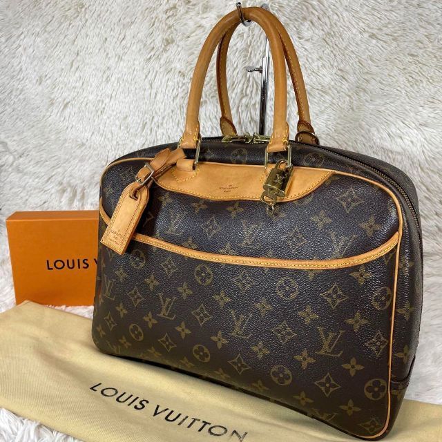 LOUIS VUITTON - LOUIS VUITTON ハンドバッグ ドーヴィル パドロック鍵