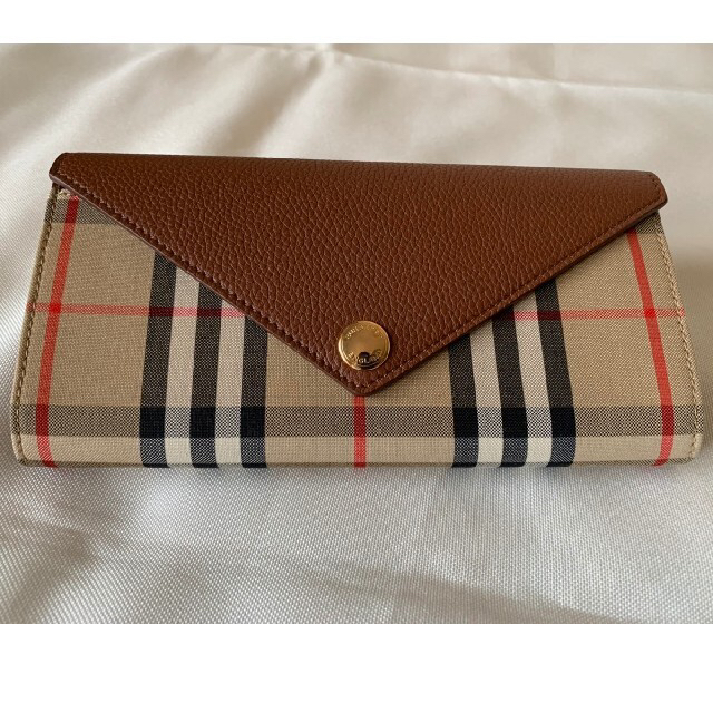 BURBERRY(バーバリー)のバーバリー BURBERRY 長財布 ヴィンテージチェック&レザー 新品未使用 レディースのファッション小物(財布)の商品写真