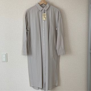 ムジルシリョウヒン(MUJI (無印良品))の新品タグ付き　シャツワンピース　無印良品(ひざ丈ワンピース)