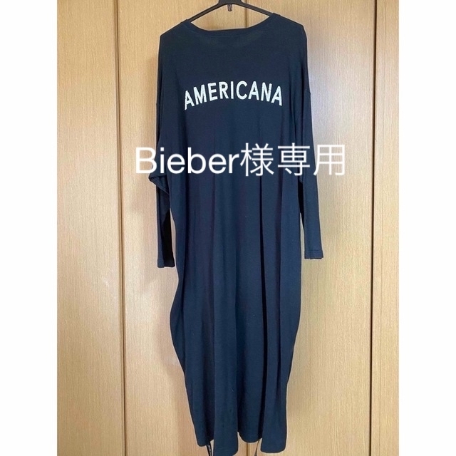 Americana バックロゴワンピース