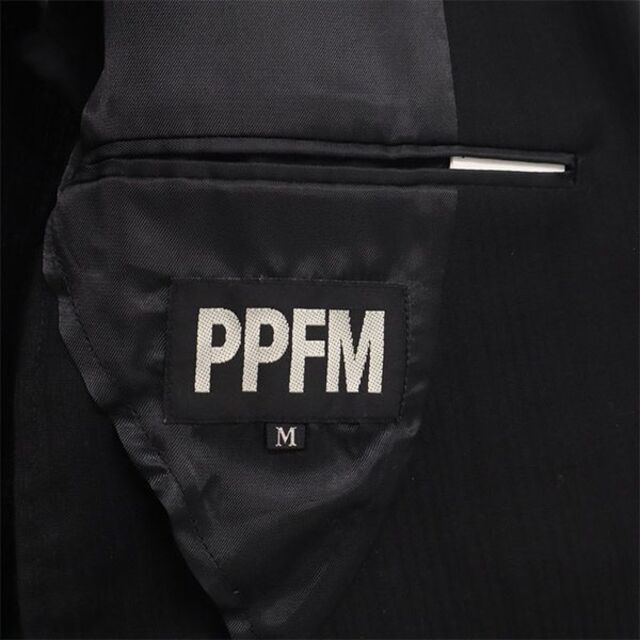 ピーピーエフエム テーラードジャケット M ブラック PPFM メンズ   【230312】 5