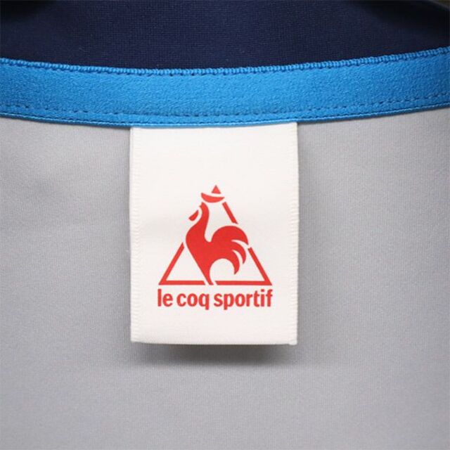 le coq sportif(ルコックスポルティフ)のルコックスポルティフ プリント サイクリング ジャージ M ネイビー系 le coq sportif ジップジャケット メンズ 【中古】  【230312】 スポーツ/アウトドアの自転車(ウエア)の商品写真