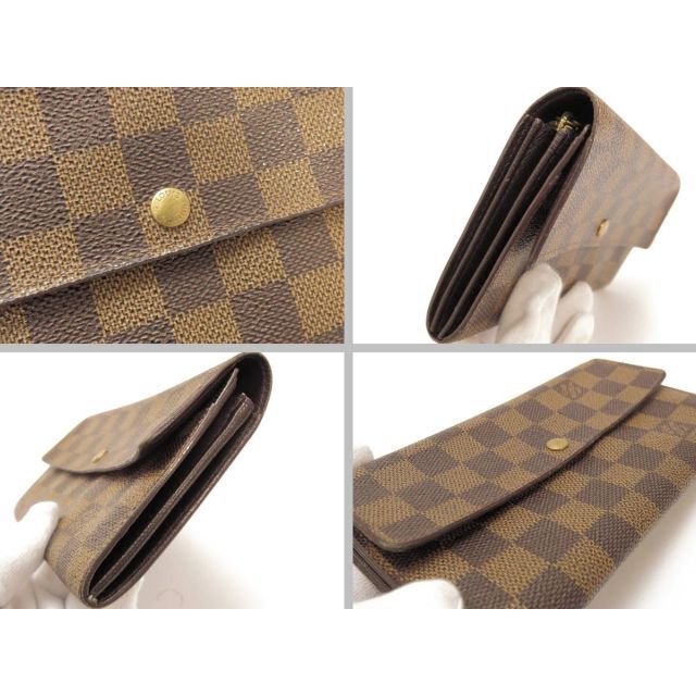 LOUIS VUITTON(ルイヴィトン)のルイヴィトン　ダミエエベヌ　ポルトモネ・カルト・クレディ　長財布　N61724 レディースのファッション小物(財布)の商品写真