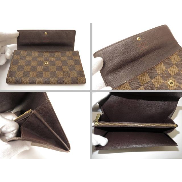 LOUIS VUITTON(ルイヴィトン)のルイヴィトン　ダミエエベヌ　ポルトモネ・カルト・クレディ　長財布　N61724 レディースのファッション小物(財布)の商品写真