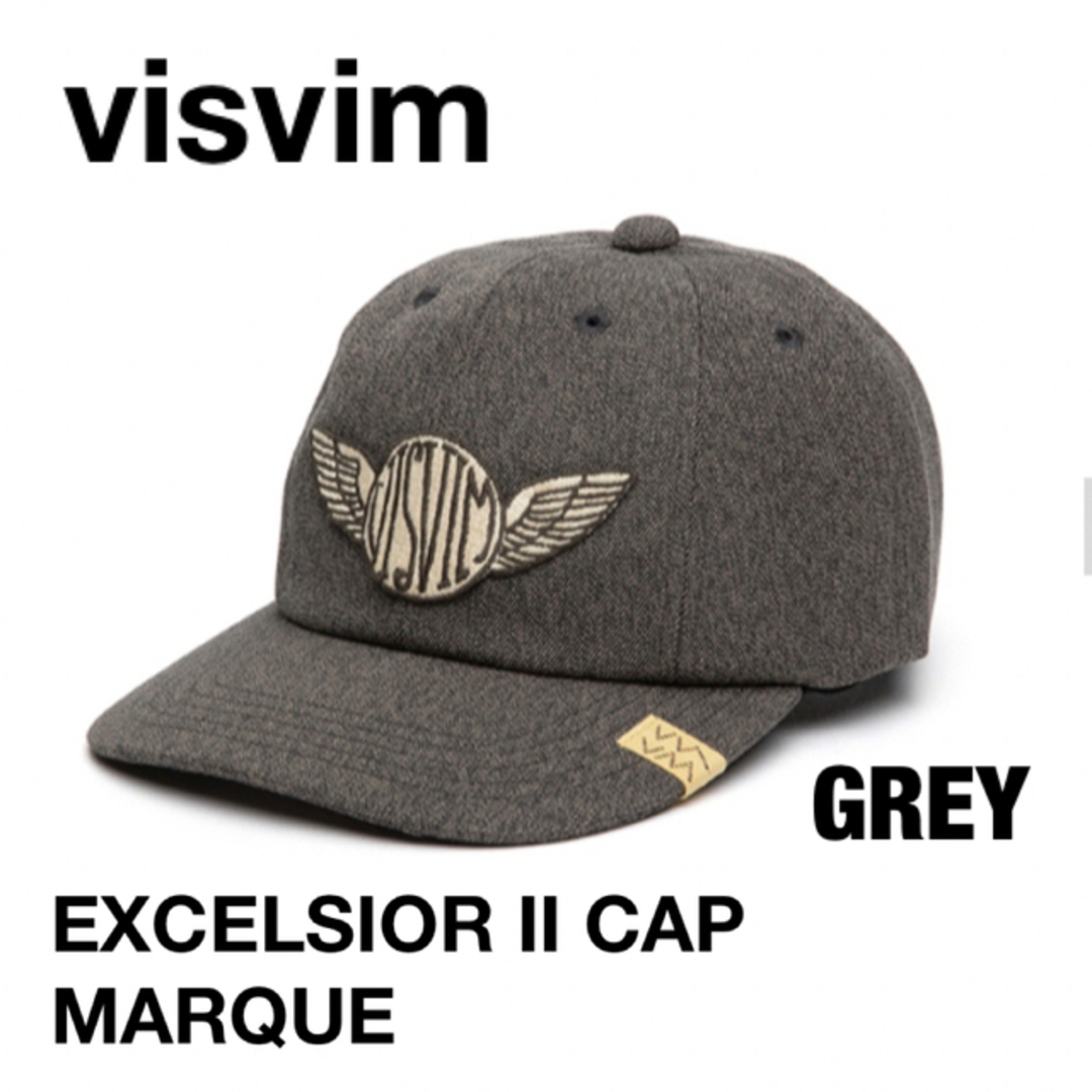 VISVIM - visvim EXCELSIOR II CAP MARQUE GREY新品未使用の通販 VISVIM - visvim EXCELSIOR II CAP MARQUE GREY新品未使用の通販