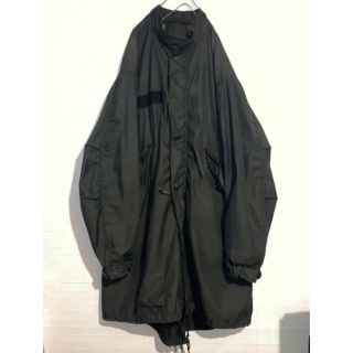 70s m-65 fishtail parka overdye 後染め 黒(モッズコート)