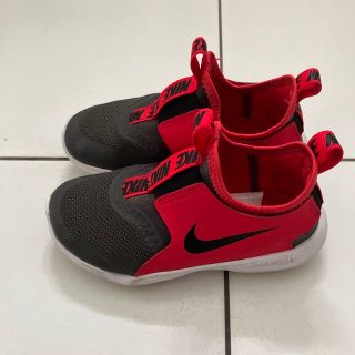 ナイキ(NIKE)のNIKE フレックスランナー　赤　レッド系　キッズ　16.5㎝(スニーカー)