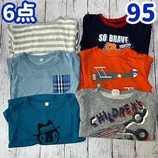 ベビーギャップ(babyGAP)の95 男の子　長袖　ロンT 6枚セット　春秋　まとめ売り　c12(Tシャツ/カットソー)