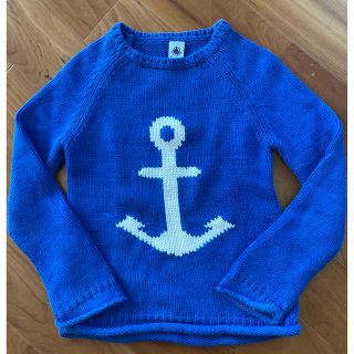 プチバトー(PETIT BATEAU)のプチバトー　ptite bateau セーター　6a 110cm(ニット)