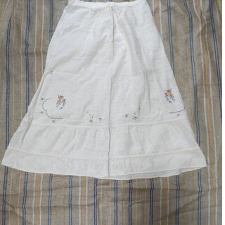 フォーティーファイブアールピーエム(45rpm)の45rpm　インドカディの刺繍スカート(ロングスカート)