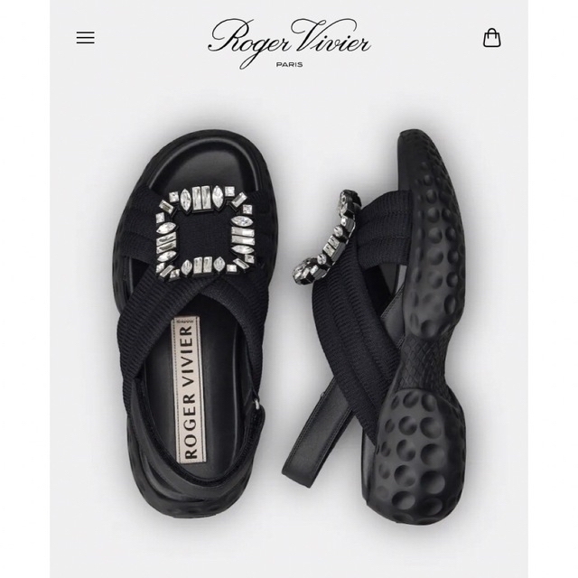 ROGER VIVIER(ロジェヴィヴィエ)の❤️２点おまとめ❤️Roger Vivier◆サンダル❤️PRADA◆シューズ レディースの靴/シューズ(サンダル)の商品写真