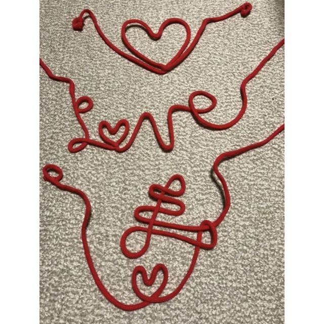 赤い糸 ハンドメイドのパーティー(フォトプロップス)の商品写真