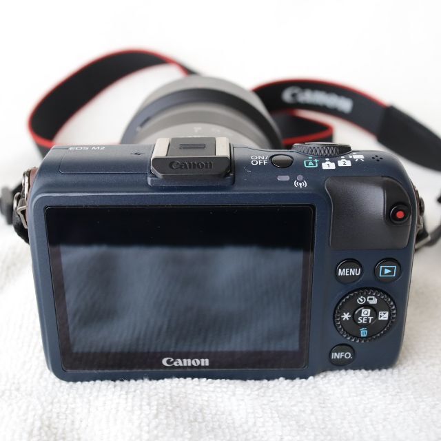 Canon EOS M2 ブルー + EF-M18-55mm 5
