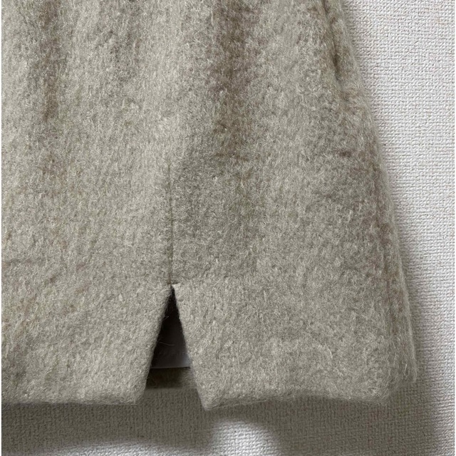 Mohair Shaggy Mini Skirt / ROSARYMOON