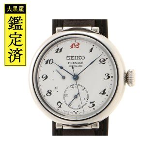 セイコー(SEIKO)のセイコー時計 プレザージュ SARW065   SS/カワ　自動巻き【472】(腕時計(アナログ))