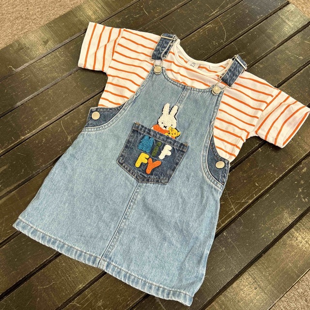 NEXT(ネクスト)のnext ミッフィー　ジャンスカセット　2〜3才用 キッズ/ベビー/マタニティのキッズ服女の子用(90cm~)(スカート)の商品写真