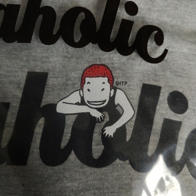ballaholic(ボーラホリック)のTシャツLサイズ　グレー　 ボーラホリック スラムダンク　桜木花道　灰色コットン メンズのトップス(Tシャツ/カットソー(半袖/袖なし))の商品写真