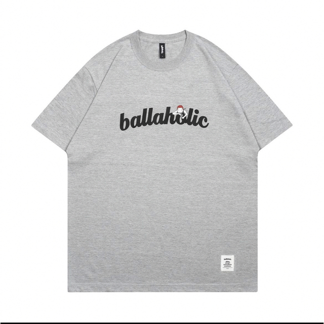 ballaholic(ボーラホリック)のTシャツLサイズ　グレー　 ボーラホリック スラムダンク　桜木花道　灰色コットン メンズのトップス(Tシャツ/カットソー(半袖/袖なし))の商品写真