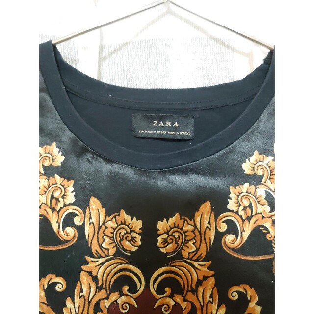 ZARA(ザラ)のZARA 派手 柄 Tシャツ メンズのトップス(Tシャツ/カットソー(半袖/袖なし))の商品写真