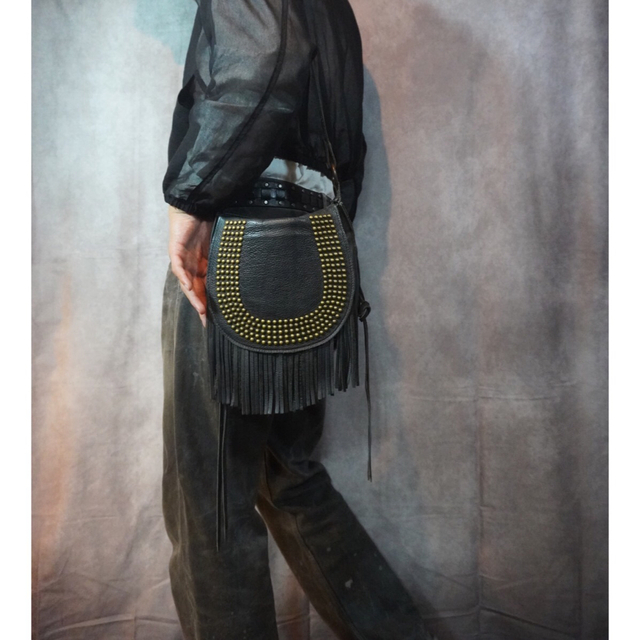 vintage gold studs fringe shoulder bag 驚きの価格が実現！ gredevel