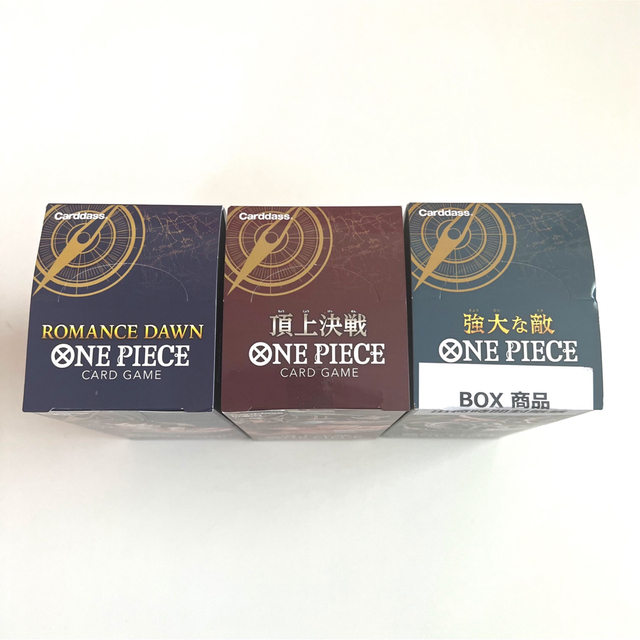 【新品未開封】ワンピースカード ロマンスドーン 頂上決戦 強大な敵 3BOX