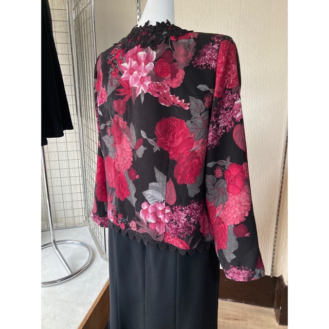 長袖高級ブラウス　カーディガン  婦人服　おばあちゃん日本製 未使用　9〜11号56cm袖幅