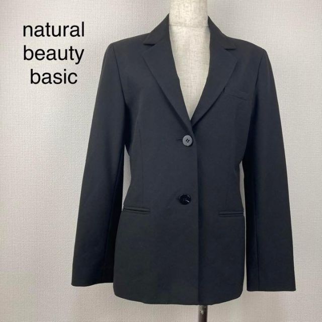 natural beauty basic ジャケット　黒　M