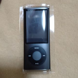 アイポッド(iPod)のipod nano 第5世代　ブラック　16GB(ポータブルプレーヤー)