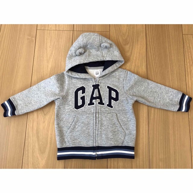 babyGAP(ベビーギャップ)のGAP スウェット フード付きパーカー パンツ セット キッズ/ベビー/マタニティのベビー服(~85cm)(その他)の商品写真