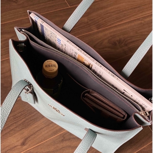COACH - 【COACH】キャリーオール 2way トート グリーン系の通販 by