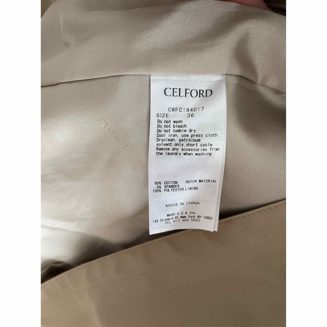 CELFORD セルフォード トレンチコート 36サイズ