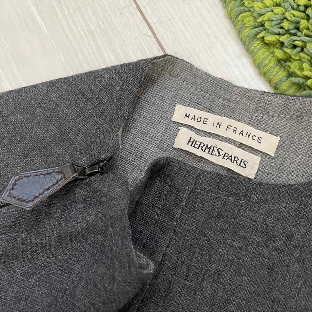 HERMES 38 エルメス ジレ ベスト グレー マルジェラ | www.jarussi.com.br