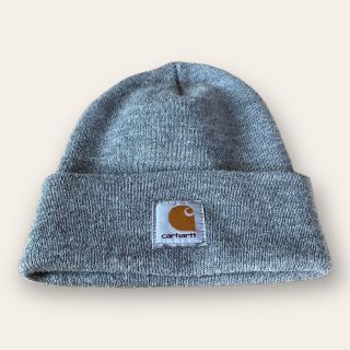 カーハート(carhartt)の【古着】カーハート❤︎carhartt ニット帽　ニットキャップ(ニット帽/ビーニー)