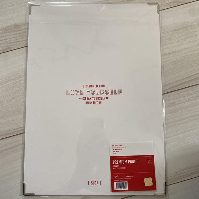 公式 BTS プレミアムフォト LOVE YOURSELF SUGA ユンギ
