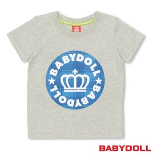 ベビードール(BABYDOLL)の新品未使用【ベビードール】80cm チェックロゴ王冠半袖Ｔシャツ(Ｔシャツ)