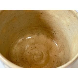 骨董 アンティーク 松竹梅 筒茶碗 鉄絵 京焼 志賀焼 仁清 箱付き