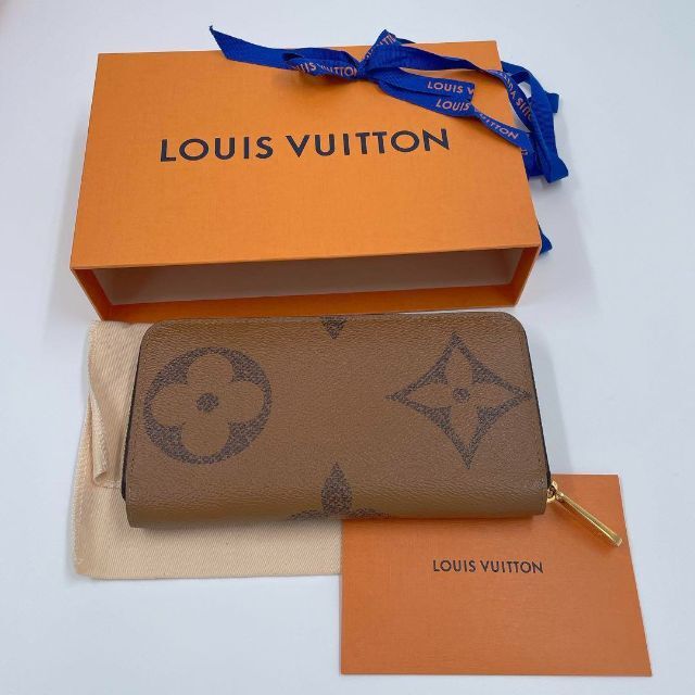 LOUIS VUITTON(ルイヴィトン)の【正規品・美品】ルイヴィトン ジャイアントモノグラムリバース ジッピーウォレット メンズのファッション小物(長財布)の商品写真