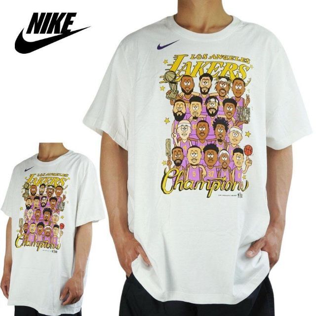 NIKE Lakers チャンピオン Tシャツ　レイカーズ　アンブッシュ